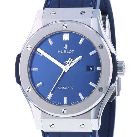 hublot classic fusion mens titanium 42mm automatic watch|pre owned hublot classic fusion.